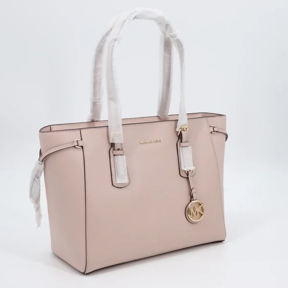 Brand New Michael Kors Voyager Saffiano Leather Tote Pink